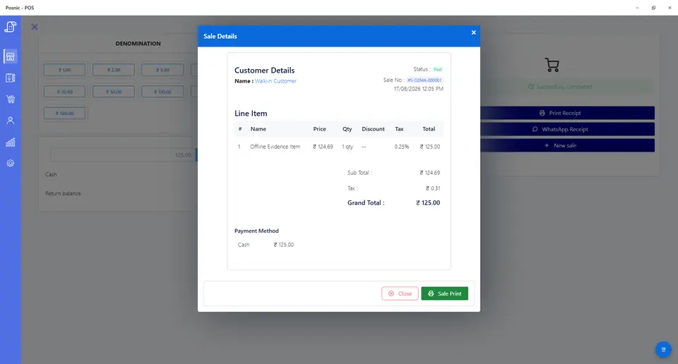 Archived Posnic evidence synthetic cash sale reopened on Windows